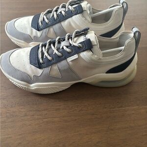Coach Men’s Sneakers in Cream, Gray and Navy